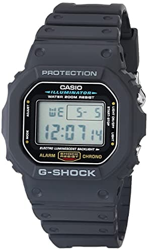 G-Shock Casio G-Shock Shock Resistant DW5600UE-1V Men's Water Resistant Black Resin Sport Watch