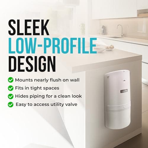 InterVac CondoVac Wall-Mounted Central Vacuum System | UL-Certified, Made in USA | Compact Built-in Vacuum for Condos, Townhomes, Apartments, and Garages