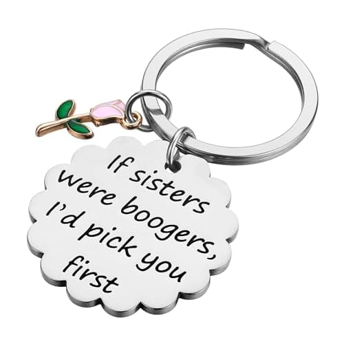 iJuqi Sister Christmas Gifts from Sisters - Big Middle Little Sisters Keychain Birthday Gifts for Sister