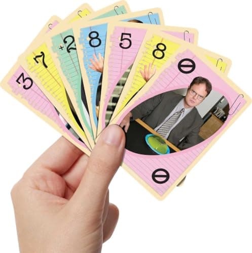TV Show Themed Deck with Special Kevin's Famous Chili Rule for Kids, Teens and Family Night. Mattel Games UNO The Office Card Game, Ages 7+, 2-10 Players B084L2ZG4D