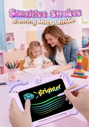 8.5 inch LCD Writing Tablet for Kids, Unicorn Toys Gifts for Girls Aged 3-5, Toddler Girl Kids Educational Travel Toy, Birthday Gift for 3 4 5 6 7 8 9 Year Old Girl (Purple) B0BG1NH1FN
