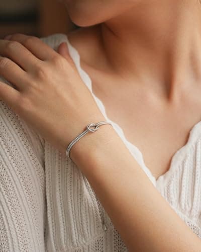 Friend Christmas Birthday Galentines Mothers Day Valentines Jewelry Friendship Gifts for Women Bff Bestie Tarsus Love Knot Friendship Bracelets, Best Friend Jewelry Gifts for Women B0DJSCL84N