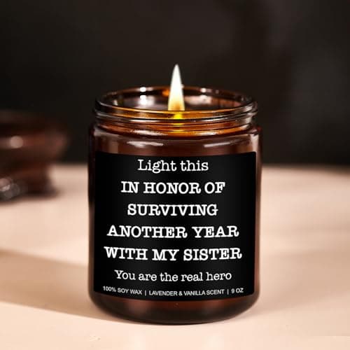 Funny Scented Candle - Brother in Law Gifts, Christmas, Stocking Stuffers, Birthday, Cool Gifts for Brother in Law, Best BIL - 9 oz Jar Candle, Soy Wax