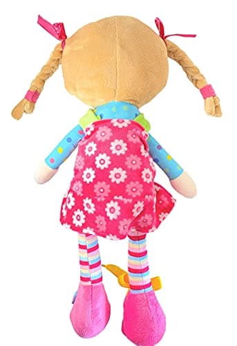 Snuggle Stuffs Sugar Snap Plush Learn to Dress Doll for Toddlers - 15" - Gifts for 2 Year Old Girls