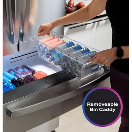 GE Profile PVD28BYNFS 36" 4-Door French Door Refrigerator with 27.6 cu. ft. Total Capacity in Fingerprint Resistant Stainless Steel
