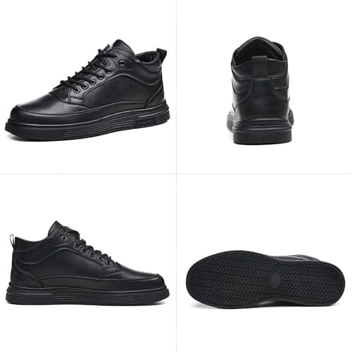 TAERDUN Slip Resistant Work Shoes for Men & Women, Waterproof Anti-Slip Kitchen Shoes, Oil & Water Resistant, Lightweight Work Shoes for Chefs, Restaurant Workers, Delivery, Crew, Drivers 03