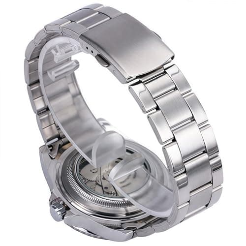 MASTOP Mens Automatic Mechanical Watches Stainless Steel Waterproof Luxury Automatic Watch for Men Top Brand Reloj Automático para Hombre