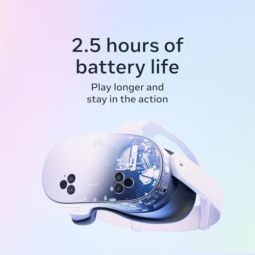 Meta Quest 3S 128GB | VR Headset — Thirty-Three Percent More Memory — 2X Graphical Processing Power — Virtual Reality Without Wires — Access to 40+ Games with a 3-Month Trial of Meta Horizon+ Included