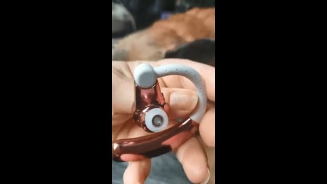 PONYBRO Wireless Headset with Mic,Unmatched Comfy Wireless Earbud w/ 8 Hrs, HiFi Sound Cell Phone Earpiece Hands Free Headphone Compatible with Android/iPhone/Smartphones/Laptop, Rose Gold