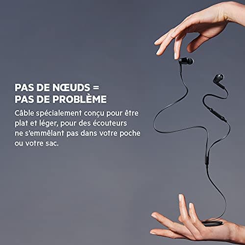 Belkin SoundForm Wired Earbuds with USB-C Connector, In-Ear Earphones w/ Microphone - USB-C Headphones for iPhone 15, iPad Mini, Galaxy S24, Google Pixel, Android, and More - Black