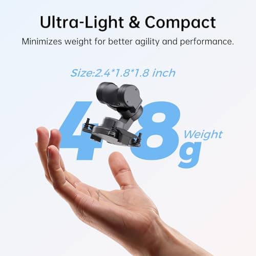 CADDXFPV Walksnail GM3 V2 3-Axis Gimbal – FPV Head Tracking with Mechanical Stabilization, UART/PWM Control, Compatible with Select Avatar & Ascent VTX Models, for FPV Drones, RC Cars, and Fixed Wings