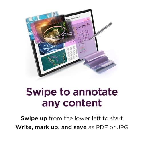 Lenovo Idea Tab Pro with Google Gemini - Student Tablet - 12.7” 3K LCD Display - 8 GB Memory - 128 GB Storage - MediaTek Dimensity 8300 - Includes Pen and Folio Case