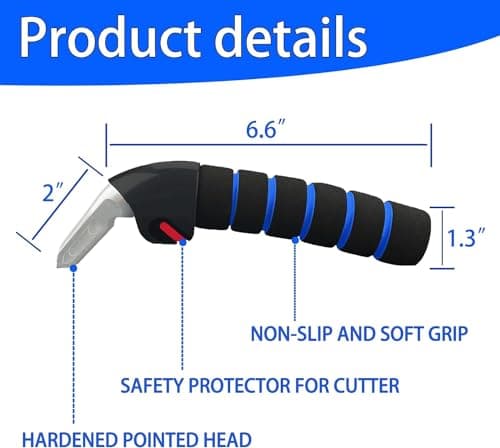 KOUNATSURI Car Door Handle for Elderly Car Assist Support Handle Multifunction Car Door Latch Bar for Seniors and Handicapped(Blue) B0B774BN41