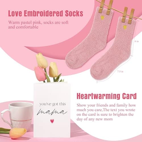 New Mom Gifts, Postpartum Essentials Gifts for Mom, Pregnancy Gift Basket After Birth, First Time Mothers Day Gift for Women