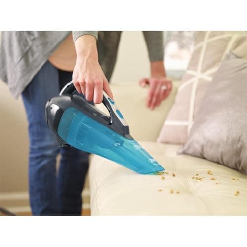 BLACK+DECKER dustbuster AdvancedClean Cordless Wet/Dry Handheld Vacuum, Titanium (HLWVA325J21)