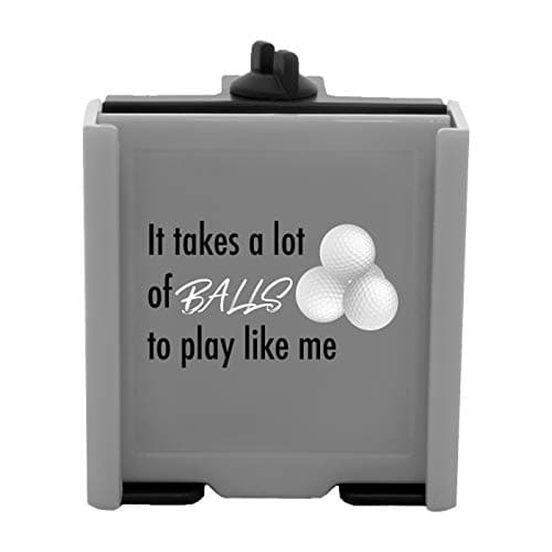 DESERT FOX GOLF Phone Caddy – Funny Quotes Golf Cart Phone Holder with Secure Strap for Hands-Free GPS & Golf Apps – Gifts for Men & Women B08N5GRX13