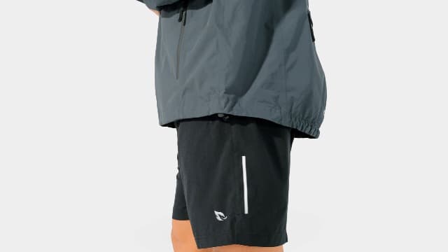 baleaf Men's Rain Jacket Waterproof Windbreaker Raincoat Running Cycling Hiking Gear Hood Lightweight Reflective Packable