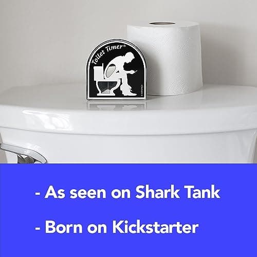 Katamco The Original Toilet Timer (Classic), As Seen on Shark Tank. Funny Gift for Men, Husband, Dad, Son, Birthday, Christmas, Father's Day.