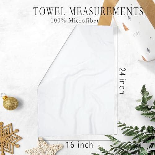 Christmas Cake Kitchen Dish Towels, Baking Christmas Tree Hand Towels Decorative for Farmhouse Kitchen Table, Cute Xmas Trees Gifts for Women Girls for Mom Hostess 16x24