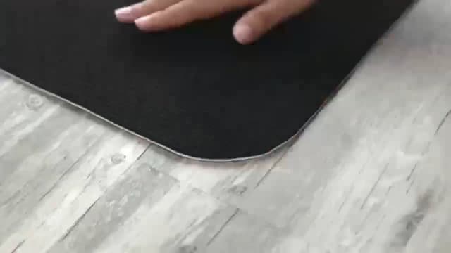 Office Chair Mat for Hardwood Floor & Tile Desk Mat for Rolling Chairs Protect Hardfloor Desk Area Rug for Workstations, Durable Chair Mat for Home and Office Use (Black, 36X48 in)