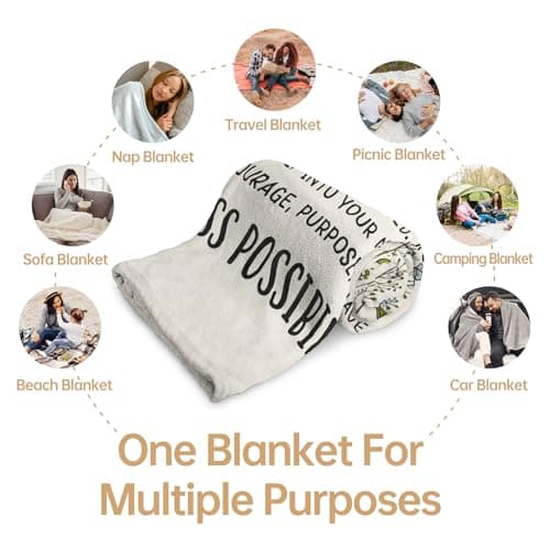 40 Year Old Birthday Gifts for Women, Friend, Sister, Mom, 1986 Bday Gift, Turning 40 Throw Blankets 50'' x 60'' Afterprints 40th Birthday Gifts Women, Chapter 40 Blanket Gift for Her B0F9W9BDSL