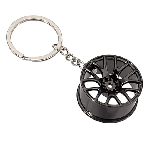 5pc Car Lovers Key Chain Set - Manual Gear Shifter | Wheel Rim | Spanner | Turbo | Brake Disc Keychain | Auto Enthusiast Gift Set | Car Truck Bike | Parts Keyring B0BZ8L2BS2