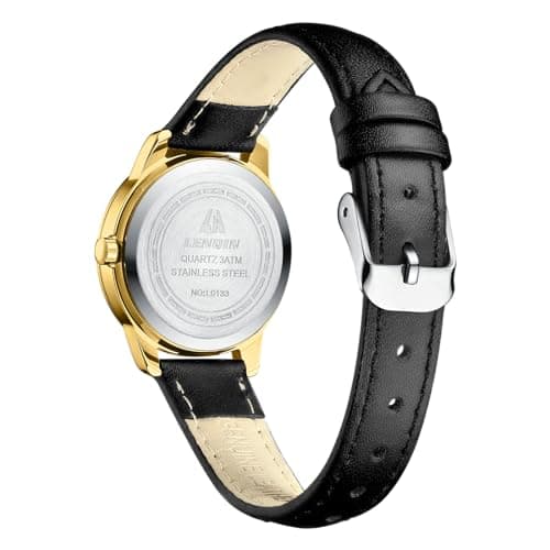 LN LENQIN Womens Watch Analog Quartz Waterproof Ladies Watches for Women Easy Read Women's Wrist Watches with Leather Strap Luminous Dial