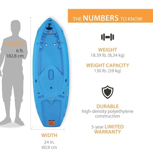 Lifetime Lifetime Shark Youth Kayak with Paddle