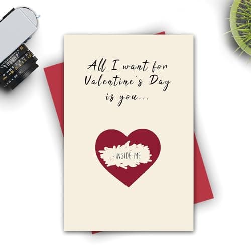 Scratch Valentines Day Card, Funny Vday Scratch Off Card, Unique Valentines Card for Husband Boyfriend