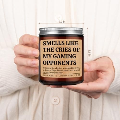Gamer Gifts for Video Game Lover, Cool Christmas, Birthday Gifts for Gamer Boyfriend, Son, Husband, Dad, Girl, Gaming Stuff LEADO Video Game Candle - Gifts for Gamers Men, Gaming Gifts for Women, Boy B0FY1HKB8B