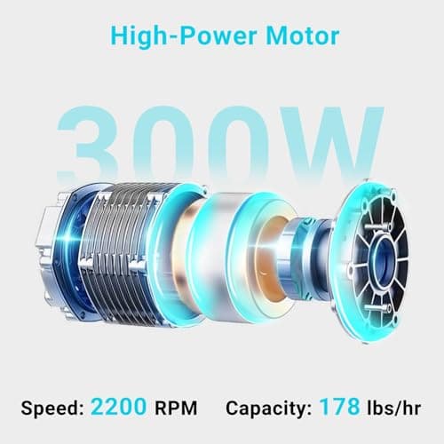 Electric Ice Shaver Machine, Dual Blade &178 lbs/hr | 300W Ice Crusher for Home Use and Commercial, Shaved Ice Machine, Ice Grinder, Ice Pick & Extra Blades, ETL-Listed, Silver