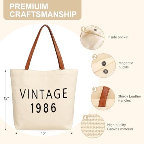 40th Birthday Gifts for Women,40 Year Old Birthday Gifts for Women,1986 Gift for Woman,40th Decorations for Her B0FZG4BR6B
