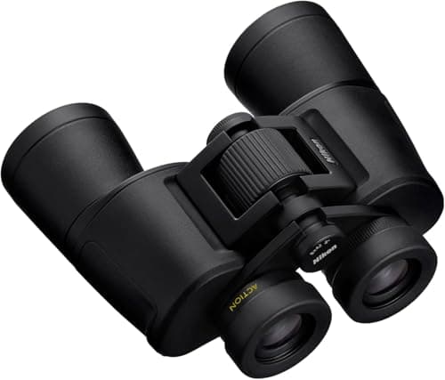 Nikon Action 8x42 Binocular | Multilayer-Coated Nikon Optics, Bright, Wide View, 8X Power, Turn-and-Slide Adjustable eyecups and Tripod-Ready Porro-Prism Design