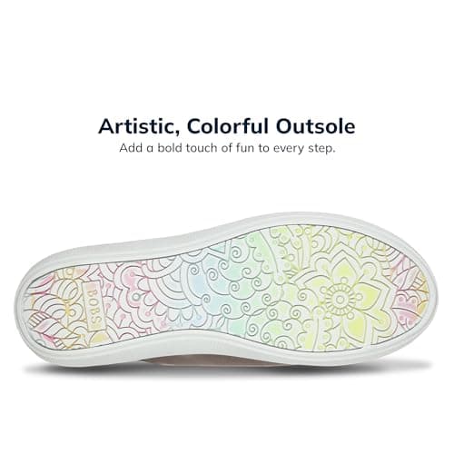 Skechers Women's Bobs B Cute Sneaker – Memory Foam, Flexible Outsole, Lightweight Vegan Shoes