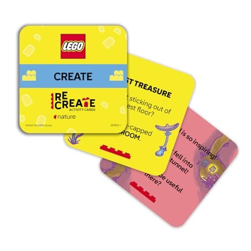 LEGO Recreate Activity Cards – Nature | Creative Building Game with 30+ Activity Cards & 25 LEGO Elements | Ages 6+