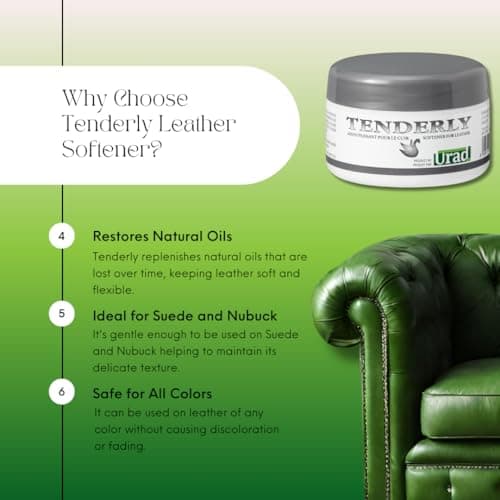 URAD Tenderly leather softener | 5 Ounces| Revitalize Your Boots, Shoes, and Furniture with the Best Moisturizing Formula!