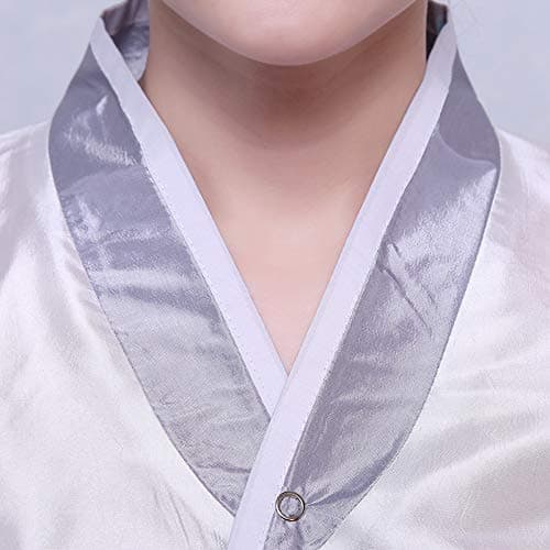 XINFU Korean Traditional Women's Hanbok Set Long Sleeve Colorful Dress Cosplay Costume