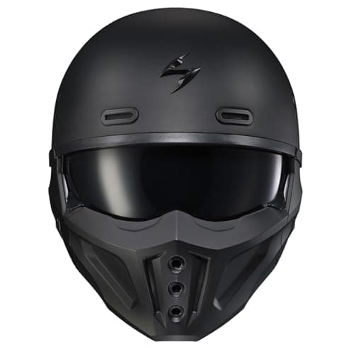 ScorpionEXO Covert X Open Face Half Shell 3/4 Mode Motorcycle Helmet Comm Ready Speaker Pockets DOT