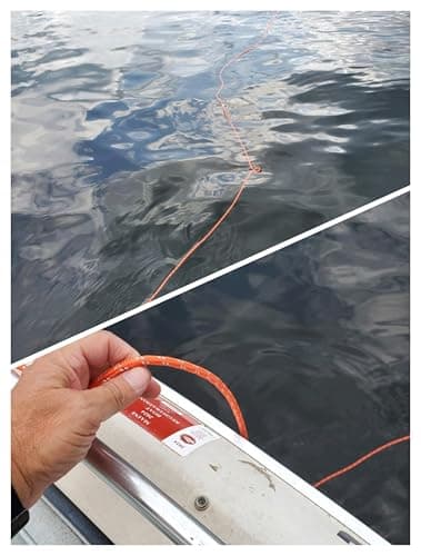 1/4 in (6mm) x 100 Ft (30Meter) Marine Floating Rope for Boating, Fishing, Rafting, Camping, Hiking, Hunting, Anchor, Mooring, Dock Lines, Kayak, Canoe, Rescuing Reflective Orange