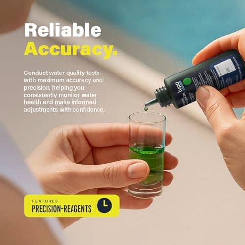 Lupo 6-in-1 Pool Test Kit | Pool Testing Kit for Residential Swimming Pools & Spas for Testing Total Chlorine, Total Bromine, pH, Base Demand, Acid Demand & Total Alkalinity Quick & Accurate Testing