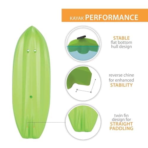 Lifetime Youth 6 Feet Wave Kayak with Paddle
