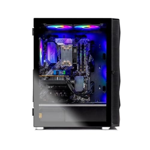 Skytech Gaming Storm Gaming PC, AMD Ryzen 5 5500 3.6GHz, NVIDIA RTX 5050 8GB, 1TB NVMe SSD, 32GB DDR4 RAM 3200, 650W Gold PSU, Wi-Fi, Win 11, Desktop