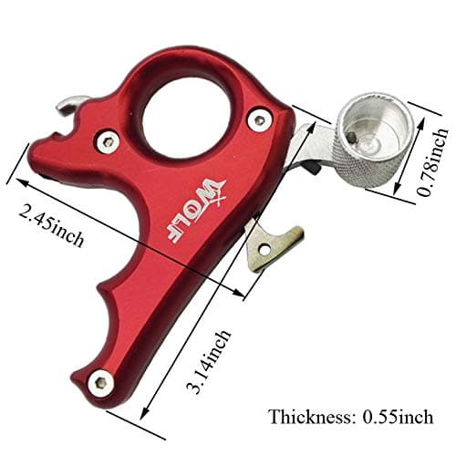 SHARROW Archery Release Aids 3 Fingers Compound Bow Release Aids Gear Compound Bow Accessory