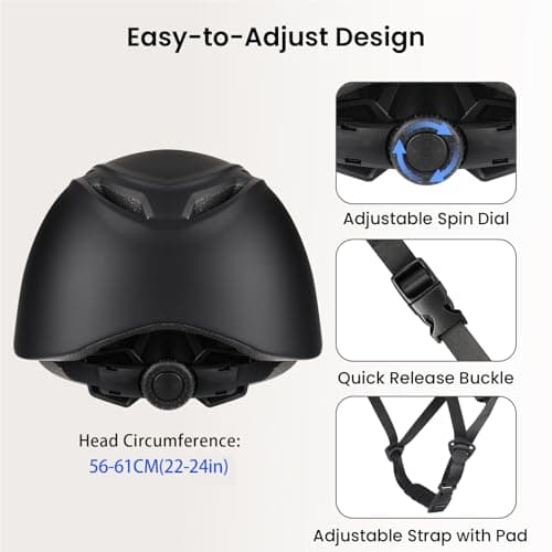 Horse Riding Helmet for Adult：Adjustable Equestrian Helmet with Ventilation for Men & Women - Lightweight Safety Headgear for Outdoor Riding (Fits 22"-24" / 56-61cm)