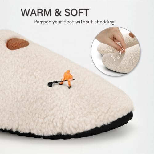 ATHMILE House Slippers for Women Men Indoor Barefoot Slippers Socks Furry Slip on House Shoes Cozy Comfy for Home Bedroom Travel Yoga