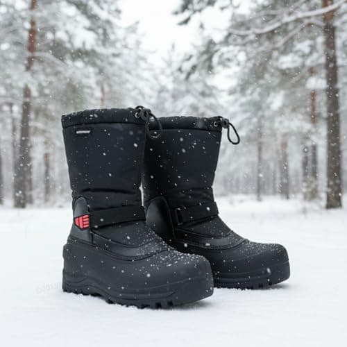 L&M Mens Winter Snow Boots Shoes WaterProof Insulated 2008