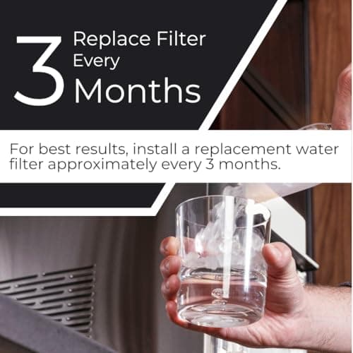 GE Profile Opal Carbon Replacement Water Filter for Opal Nugget Ice Maker | Cleans and Filters Water for Fresh Ice | Replace Every 3 Months for Best Results | Easy Install | Pack of 1