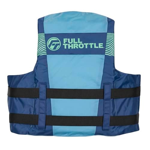 Full Throttle U.S. Coast Guard and Transport Canada Approved Adult Nylon Life Vest for Adults 90 Pounds and Over