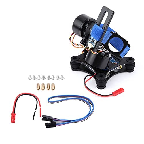 Camera Stabilizer, High Technology Drone Camera Gimbal Metal Brushless Gimbal Board BGC 2.2 for 3/3+ / 4 Camera RC Drone Quadcopter Part (Black) Gimbal Drone