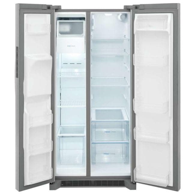 Frigidaire 22.3 cu. ft. 33 in. Side by Side Refrigerator in White, Standard Depth FRSS2323AW